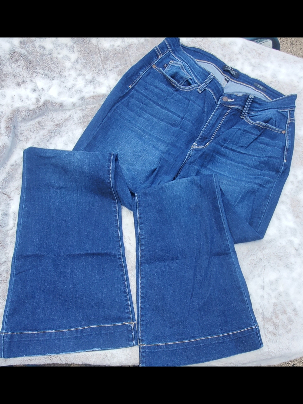 Judy Blue Deep Blue High-Rise Trouser Jeans